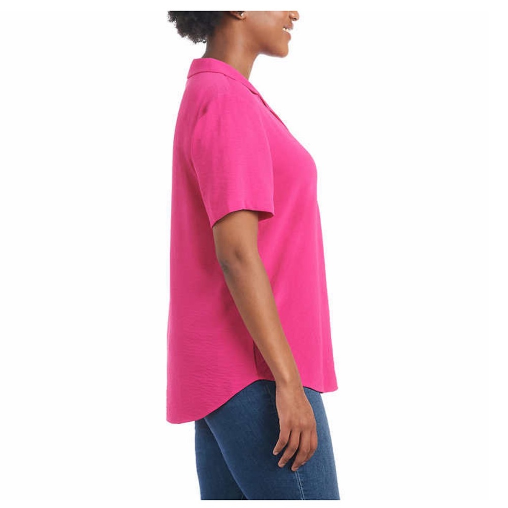 NWT Hilary Radley Ladies' PInk Blouse - Picture 5 of 5